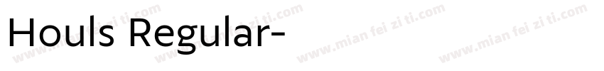Houls Regular字体转换